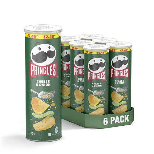 Pringles Cheese & Onion PMP 165g (Case of 6)