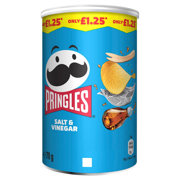 Pringles Salt & Vinegar, 70g (Case of 12)