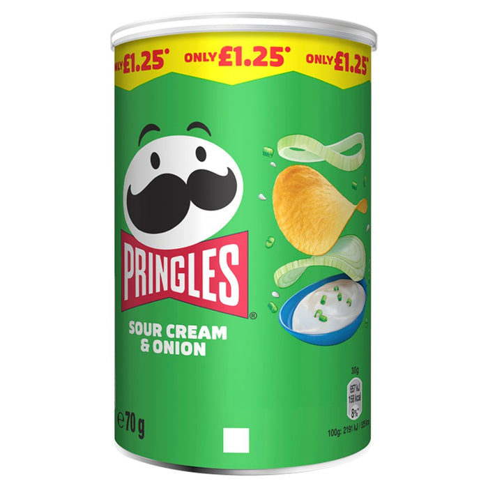 Pringles Sour Cream & Onion PMP 70g (Case of 12)