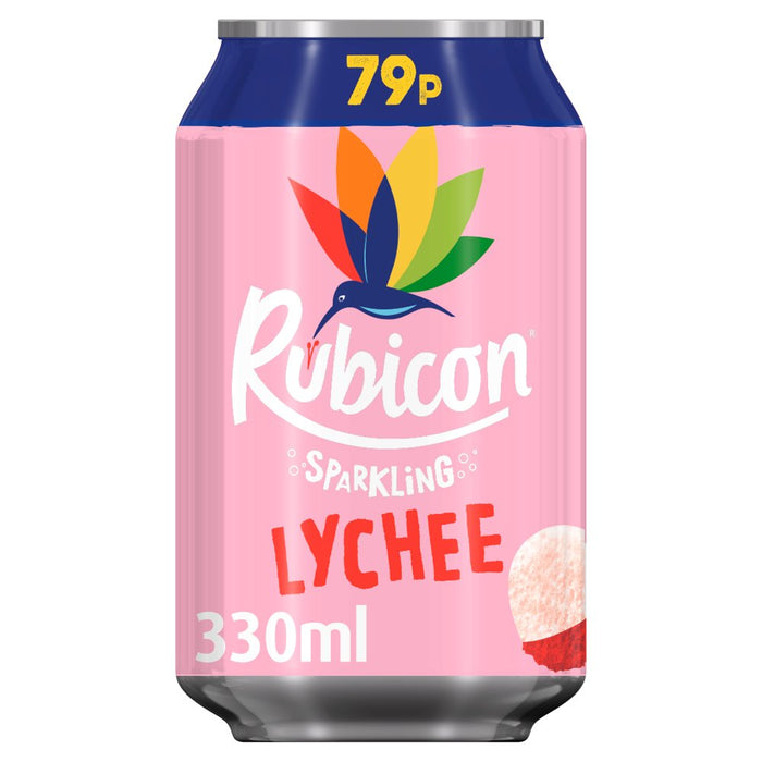Rubicon Sparkling Lychee Juice Drink PMP 330ml (Case of 24)
