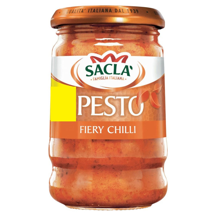 Sacla' Pesto Fiery Chilli 190g (Case of 6)