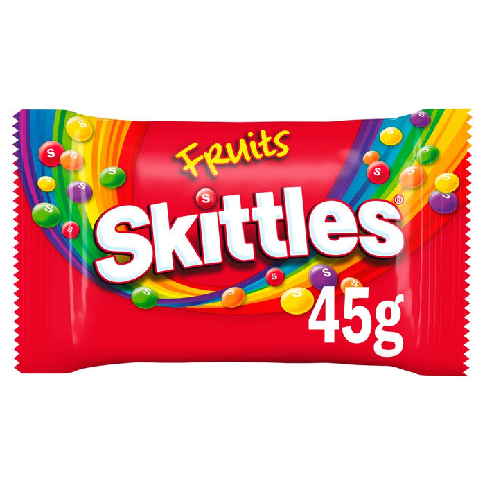 Skittles Fruits Sweets Bag, 45g (Box of 36)