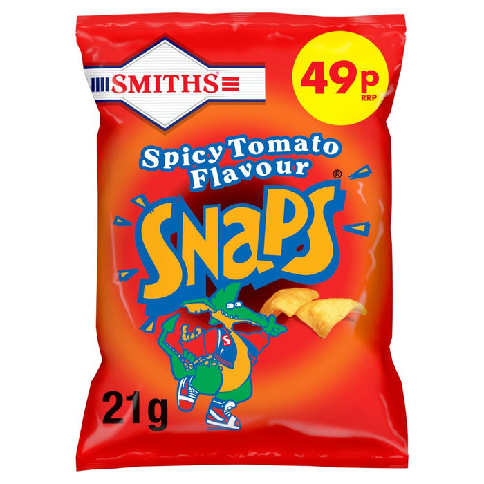 Smiths Snaps Spicy Tomato Snacks Crisps PMP 21g (Case of 30)