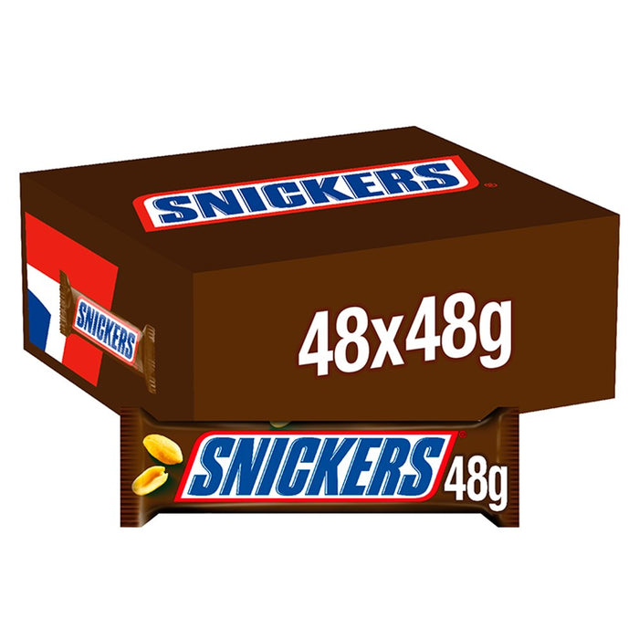 Snickers Chocolate Bar PMP 48g (Box of 48)
