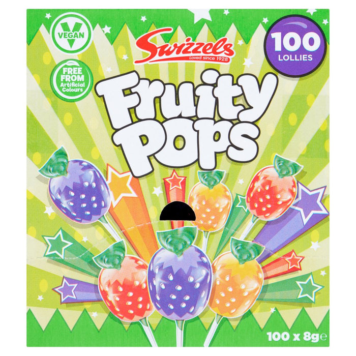Swizzels 100 Lollies Fruity Pops