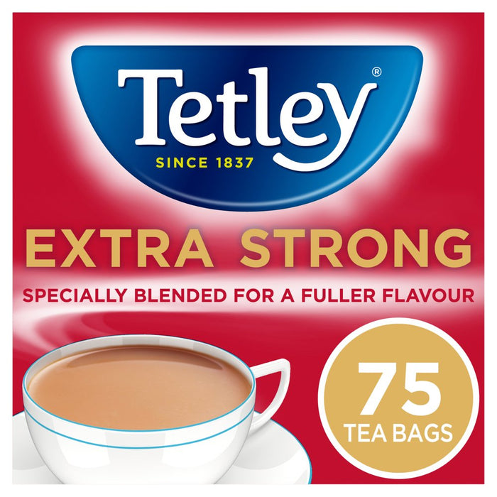 Tetley 75 Extra Strong Tea Bags (Case of 6)