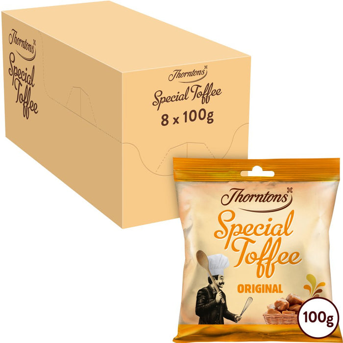 Thorntons Special Toffee Original 100g (Box of 8)