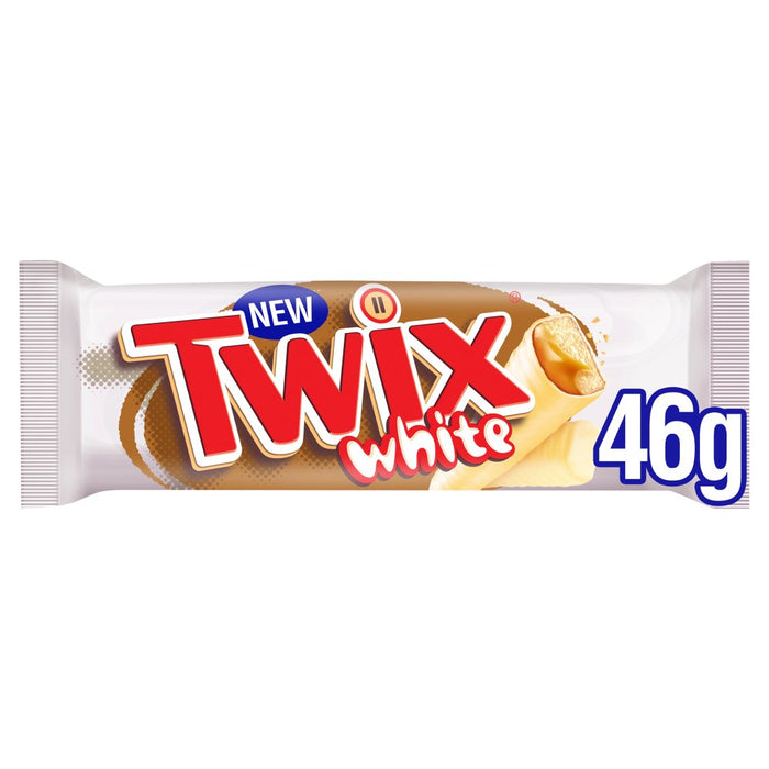 Twix White Chocolate Standard Bar 46g (Box of 20)