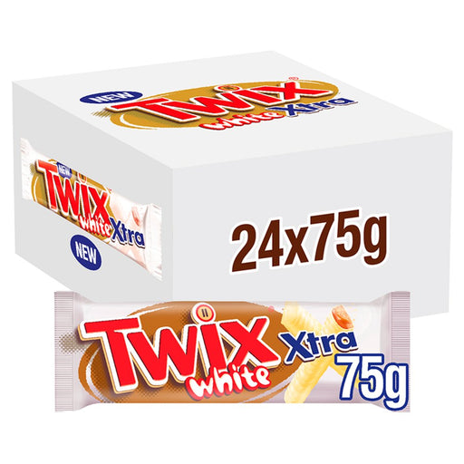 Twix Xtra White Chocolate Biscuit Twin Bars