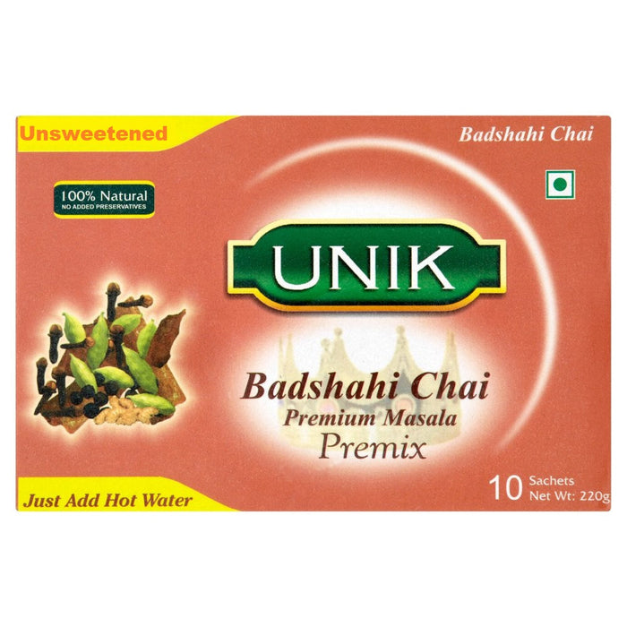 Unik Badshahi Tea Unsweetened, 220g (Case of 5)