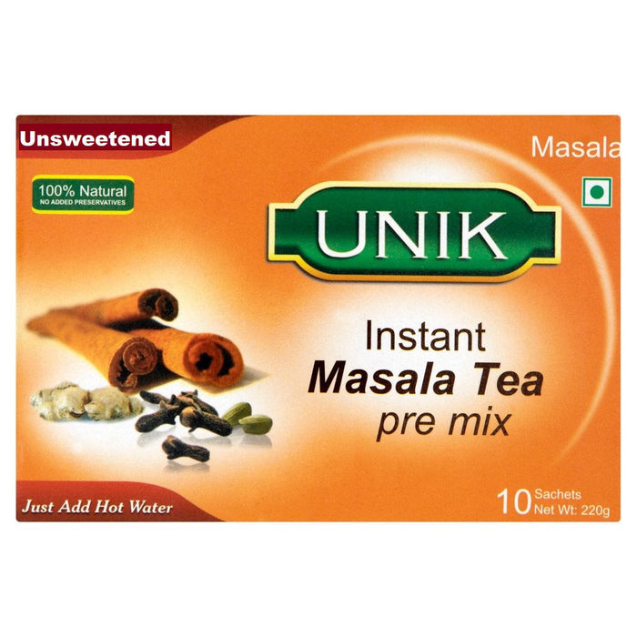 Unik Masala Tea Unsweetened, 140g (Case of 5)