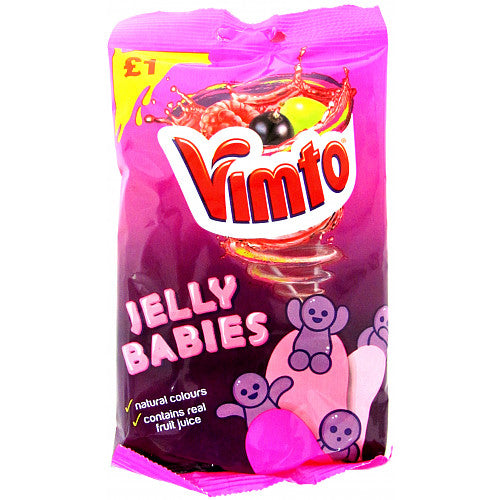 Vimto Jelly Babies, 150g (Box of 12)