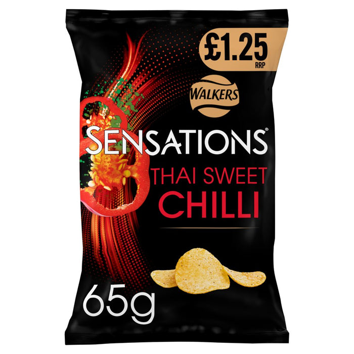 Walkers Sensations Thai Sweet Chilli Crisps 65g (Box of 18)