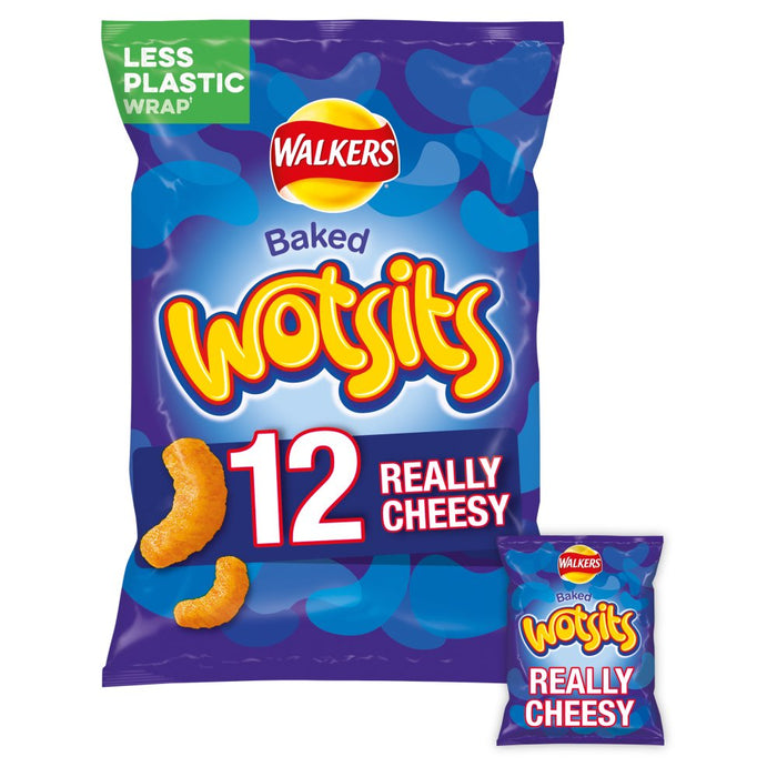 Walkers Wotsits Really Cheesy Snacks (12x16.5g)