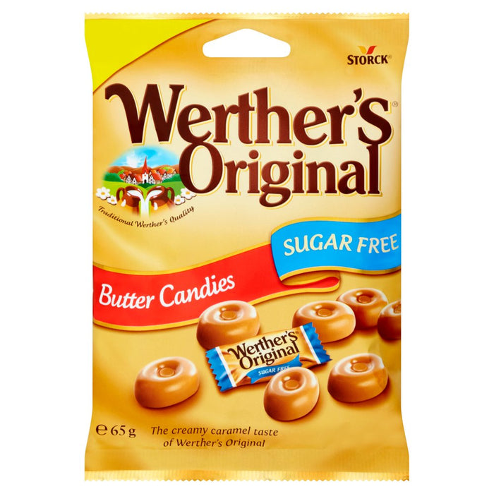 Werther's Original Sugar Free Butter Candies PMP 65g (Box of 12)