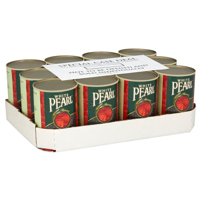 White Pearl Chopped Tomatoes in Tomato Juice 400g (Case of 12)