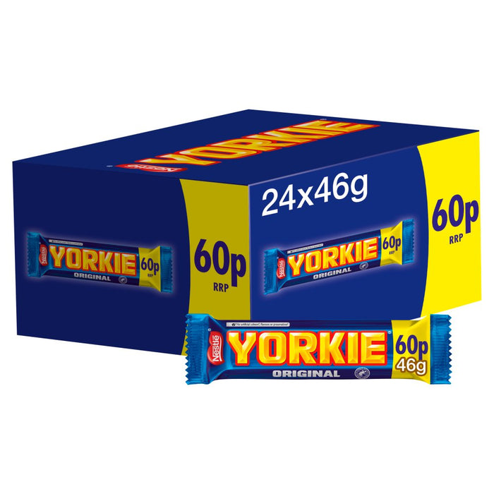 Yorkie Milk Chocolate Bar PMP 46g (Box of 24)